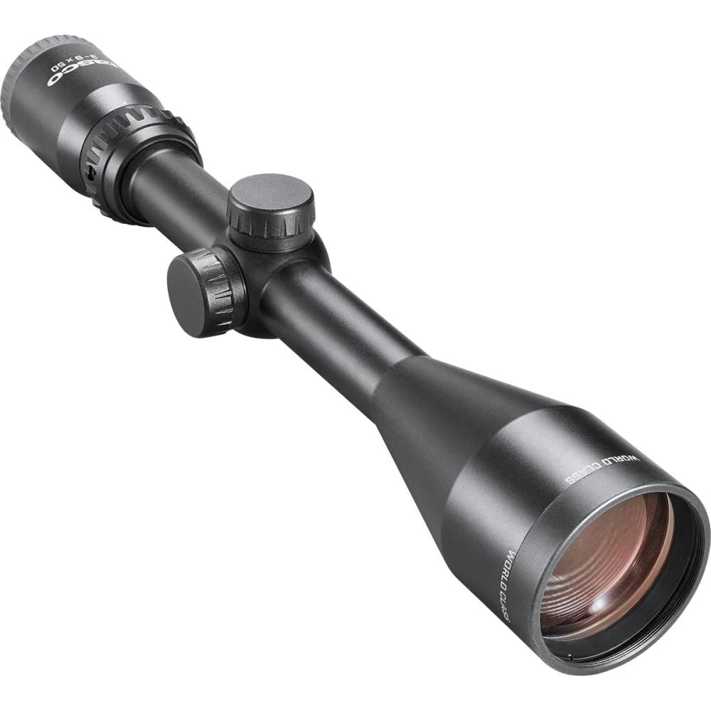 Tasco World Class Rifle Scope 3-9x50mm 1" SFP 30/30 Black with Rings Hang Box - Tasco