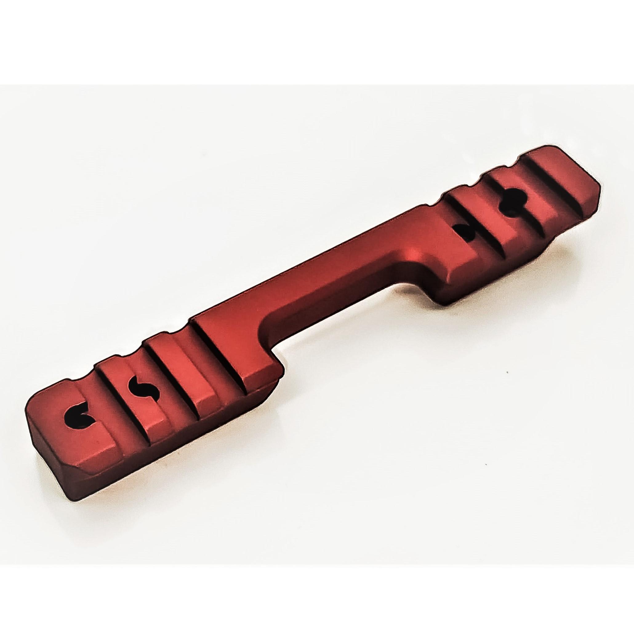 Talley Picatinny Base for Winchester Xpert 22 Rifles STD 0 MOA - RED Anodized - Talley