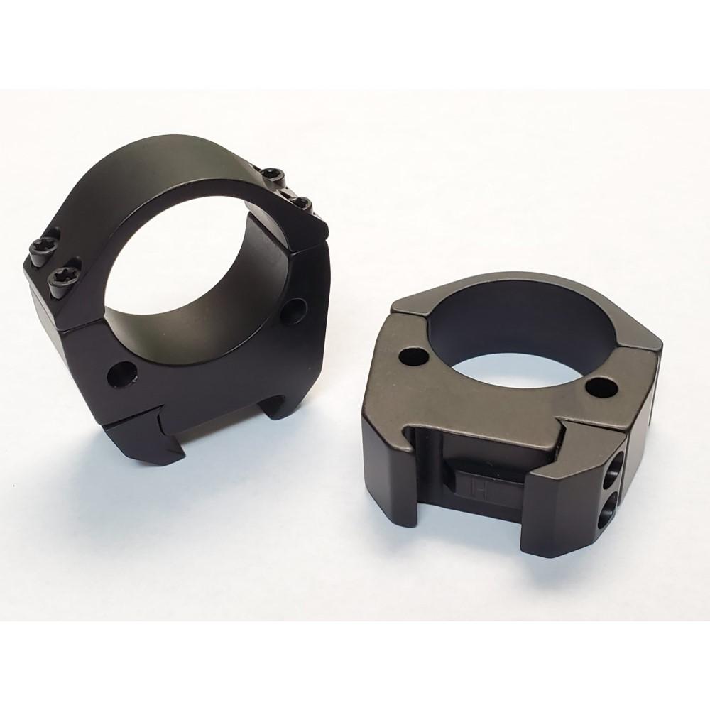 Talley Modern Sporting Scope Rings 1" High Smoked Bronze - Talley