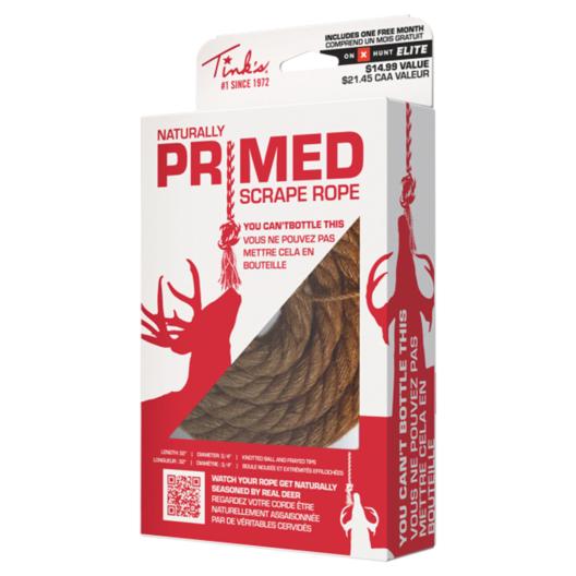 Tine Rope Tink's Naturally Primed Scrape Rope