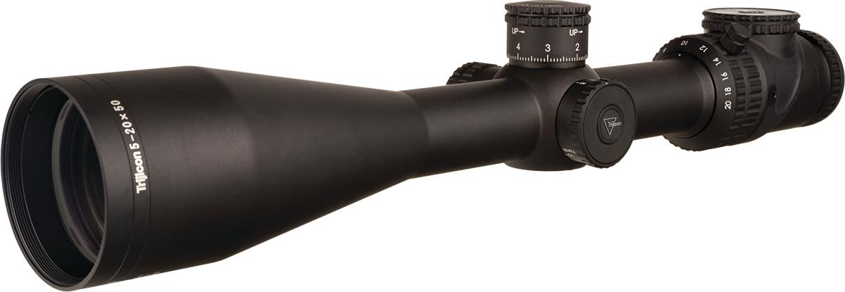 AccuPoint 5-20x50 Riflescope MRAD Ranging Crosshair w/ Green Dot, 30mm Tube - Trijicon