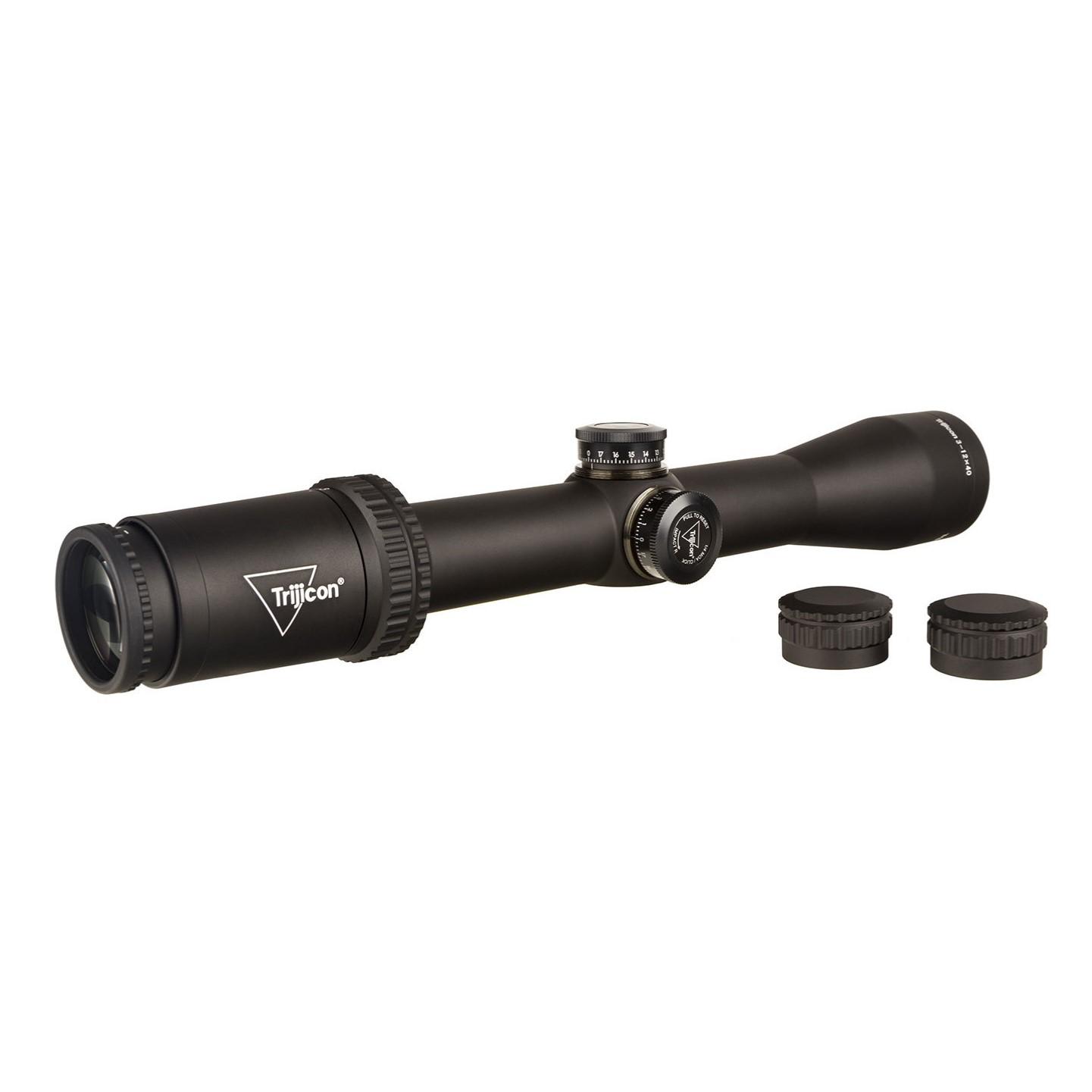 Ascent 3-12x40 Riflescope BDC Target Holds, 30mm Tube Matte Blk...