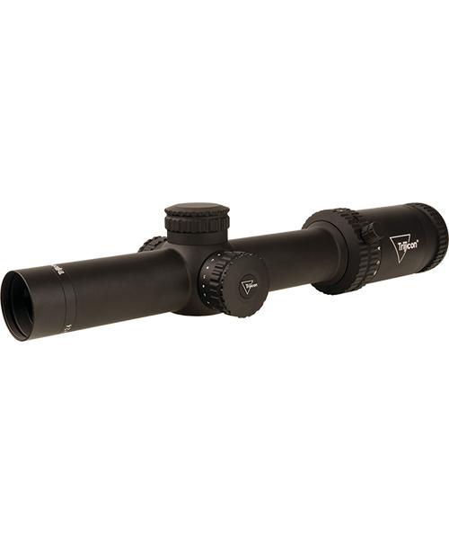 Trijicon Credo 1-6x24 (FFP) 30mm Rifle Scope w/Red MRAD Segmented Circle Low Capped Adjusters - Trijicon