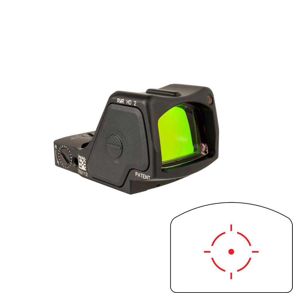 Trijicon RMR HD 50 MOA Adjustable LED Reticle w/ 3.25 MOA Red Dot - Trijicon