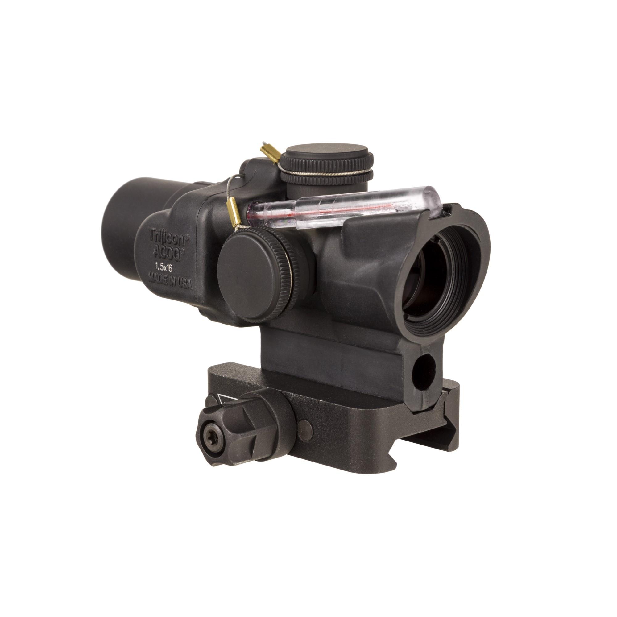 Trijicon 1.5x16S Compact ACOG Scope Red Ring & 2 MOA CDR w/ Mount