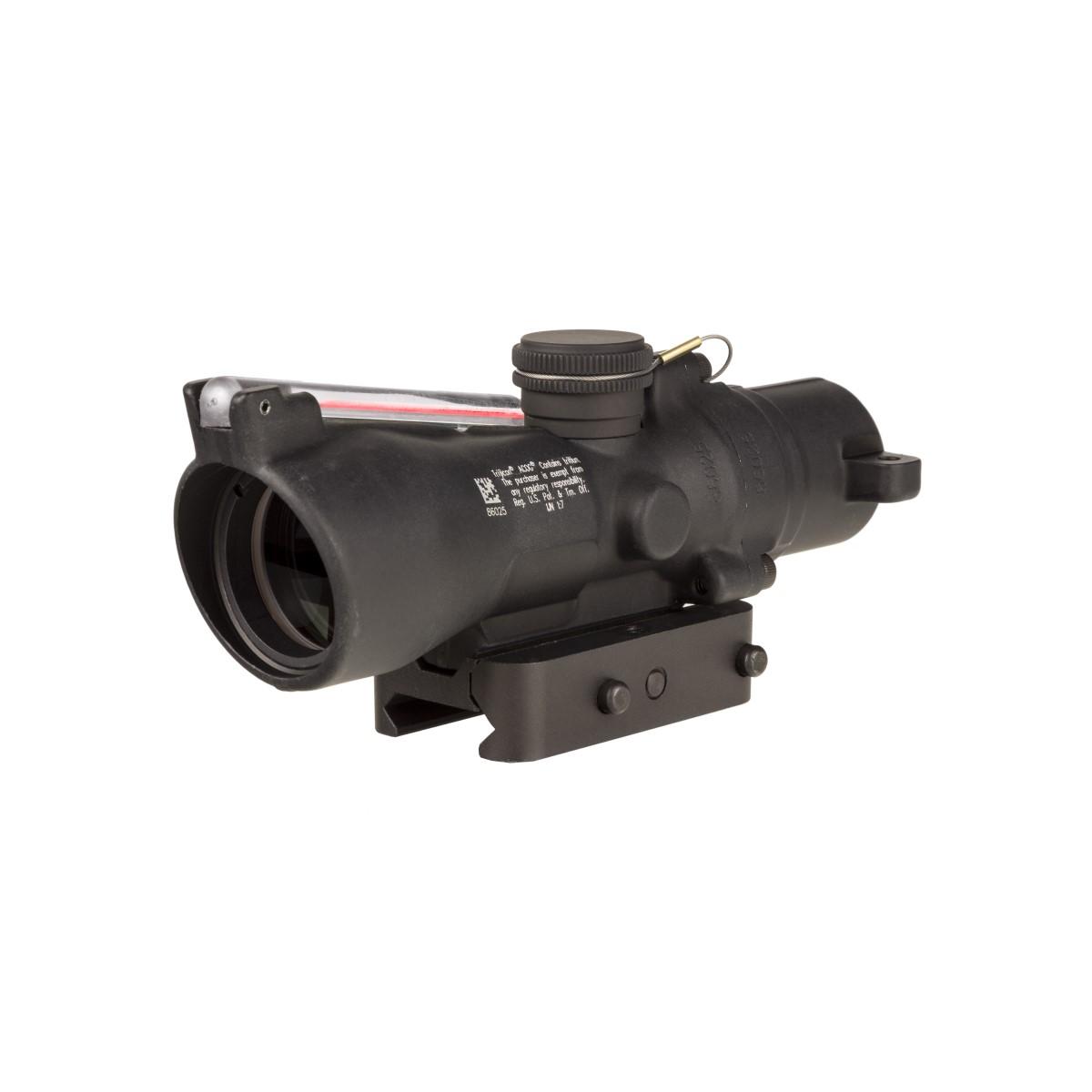 Trijicon Compact ACOG 3x24 Rifle Scope Low Height Red Crosshair .223/55gr. Illuminated Black - Trijicon