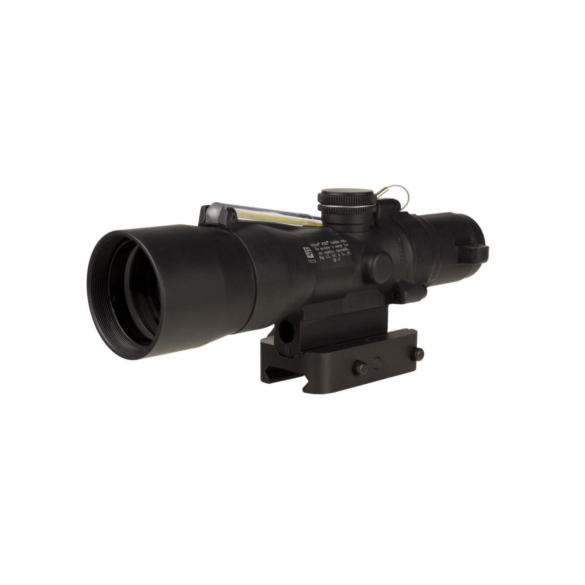 Trijicon Compact ACOG 3x30 Rifle Scope Amber Chevron 7.62x51mm/175gr. Illuminated Black w/ Mount - Trijicon