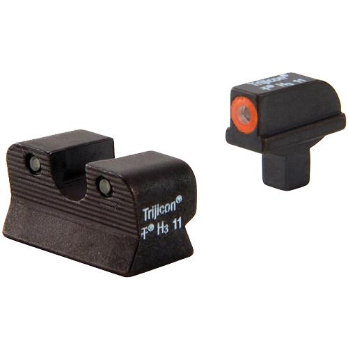 Trijicon 1911 Colt Cut HD Night Sight Set - Orange Front Outline - Trijicon