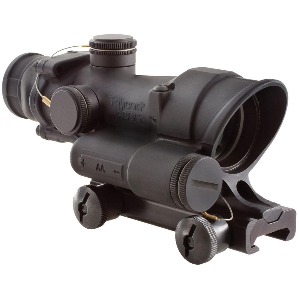 Trijicon ACOG 4x32mm LED Scope - Battery Illuminated Green Horseshoe Dot .223 Ballistic Reticle with TA51 Mount - Trijicon