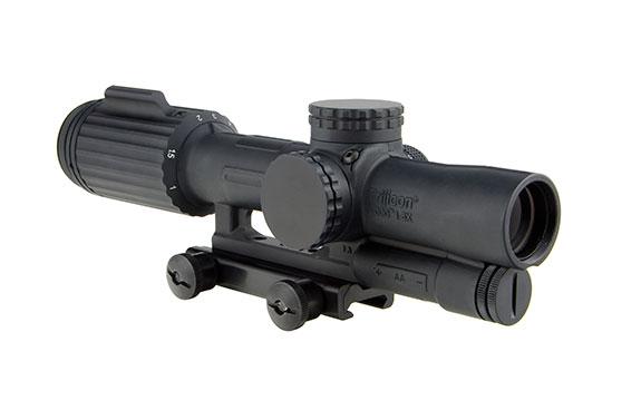 Trijicon VCOG Rifle Scope - 1-6x24mm Red Segmented Circle/Crosshair MOA Reticle w/ Thumb Screw Mt. - Trijicon