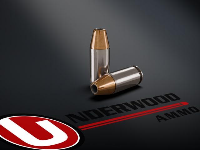 Underwood Hunting & Self Defense Handgun Ammunition 9mm Luger(+P+) 124gr JHP 1125 fps 20/ct - Underwood Ammo