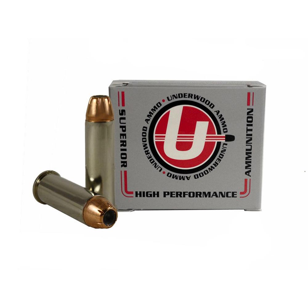 Underwood Ammo XTP Jacketed Hollow point Handgun Ammunition 38 Spl (+P) 125gr JHP 1250 fps 20/ct - Underwood Ammo