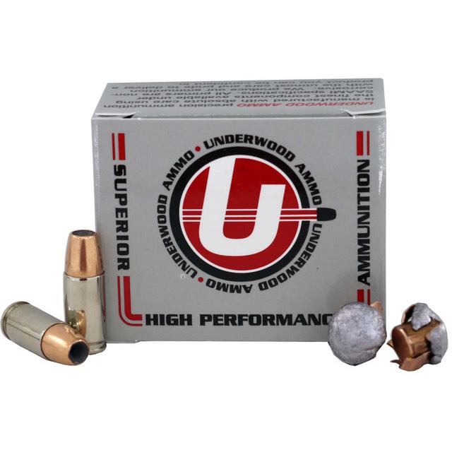 Underwood Ammo Handgun Ammunition 9mm Luger(+P+) 147gr JHP 1175 fps 20/ct - Underwood Ammo