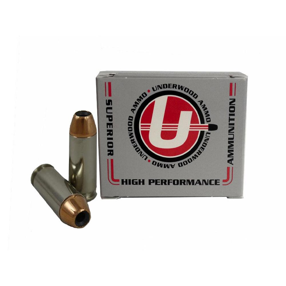 Underwood Ammo Sporting Hollow Point Handgun Ammunition 10mm Auto 135gr JHP 1600 fps 20/ct - Underwood Ammo