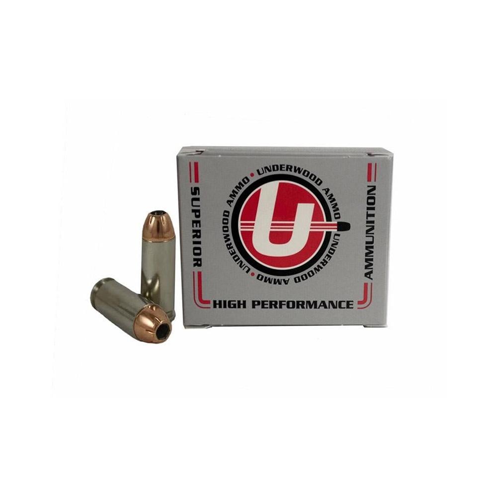 Underwood Ammo XTP Jacketed Hollow Handgun Ammunition 10mm Auto 155gr JHP 1500 fps 20/ct - Underwood Ammo