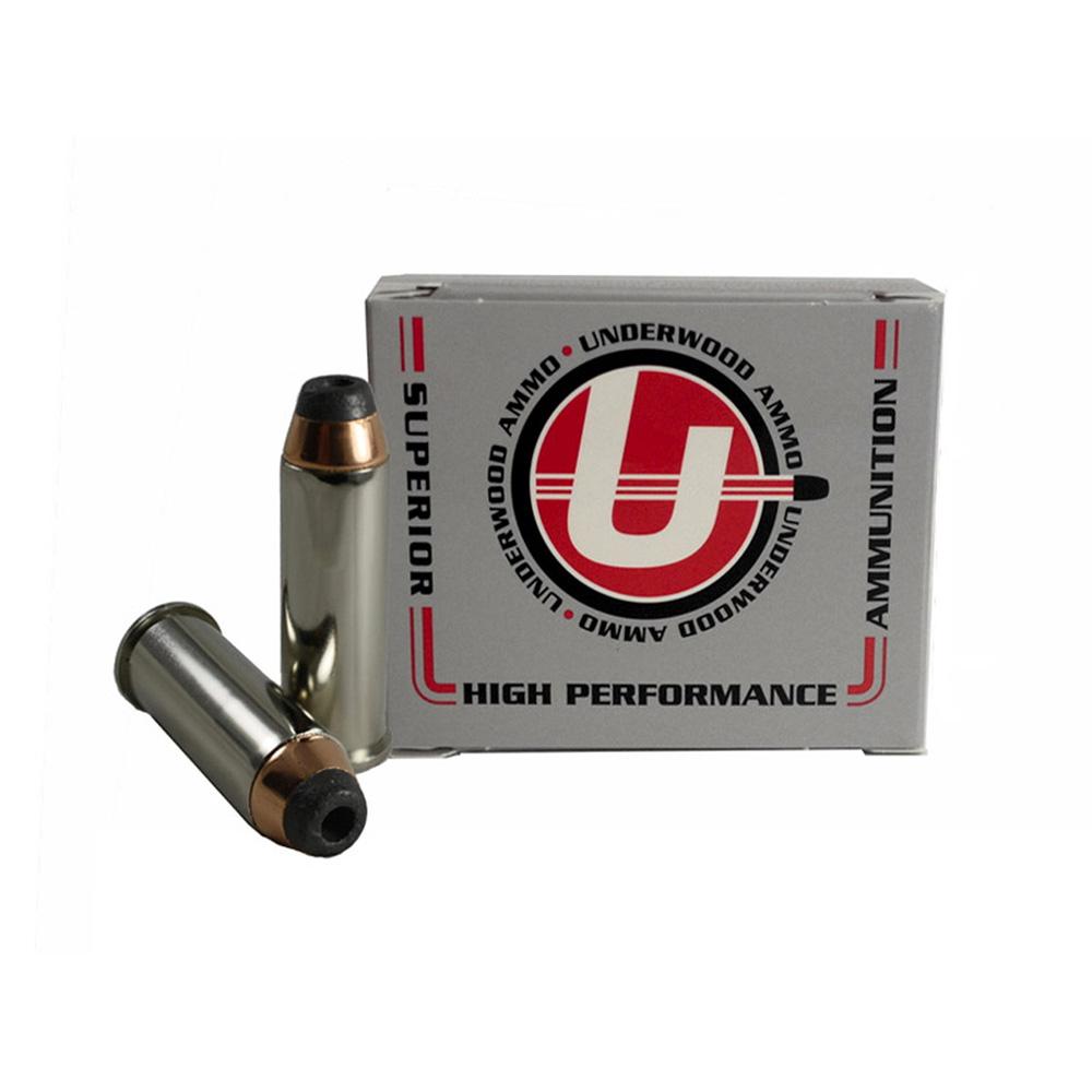 Underwood Ammo Handgun Ammunition 44 Rem Mag 200gr JHP 1650 fps 20/ct - Underwood Ammo