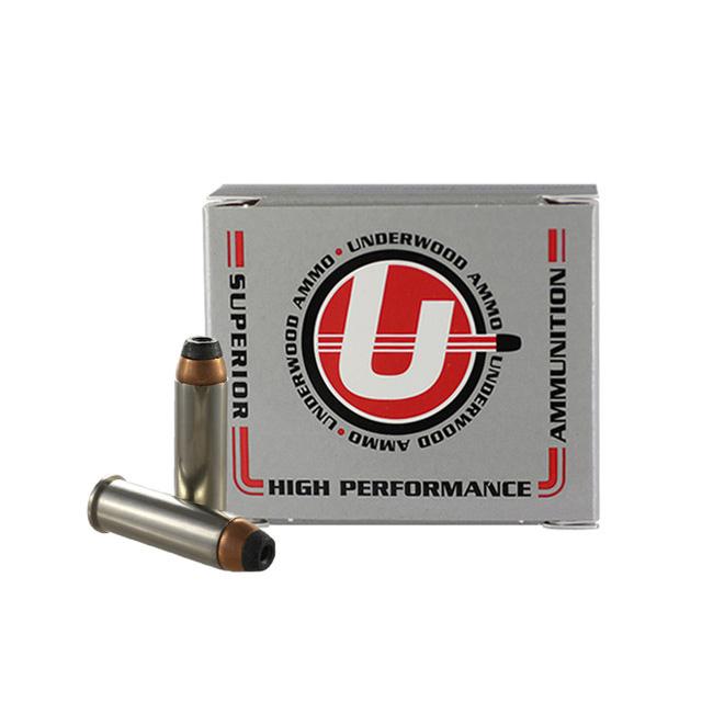 Underwood Ammo Sporting Jacket Handgun Ammunition 41 Rem 210gr JHP 1560 fps 20/ct - Underwood Ammo