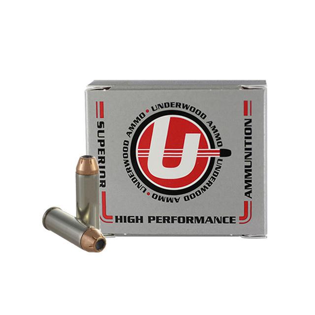 Underwood Ammo XTP Jacketed Hollow Point Handgun Ammunition 45 Colt (+P) 300gr JHP 1300 fps 20/ct - Underwood Ammo