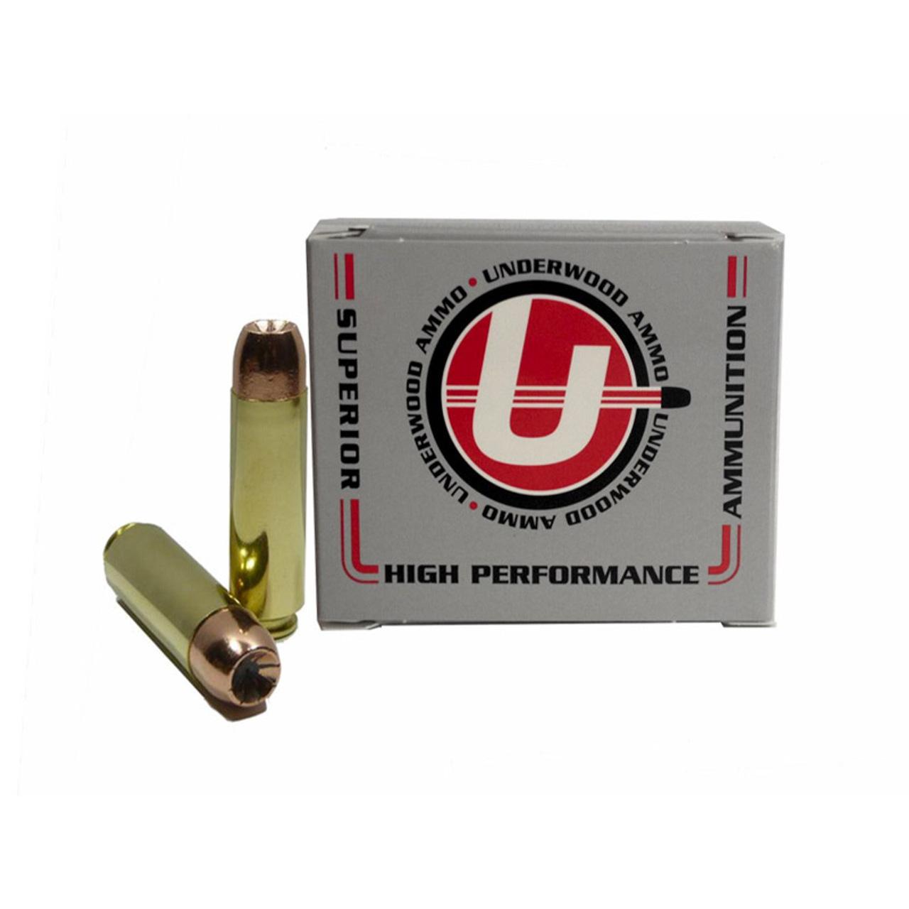 Underwood Ammo Rifle Ammunition .50 Beowulf 300gr JHP 1950 fps 20/ct - Underwood Ammo