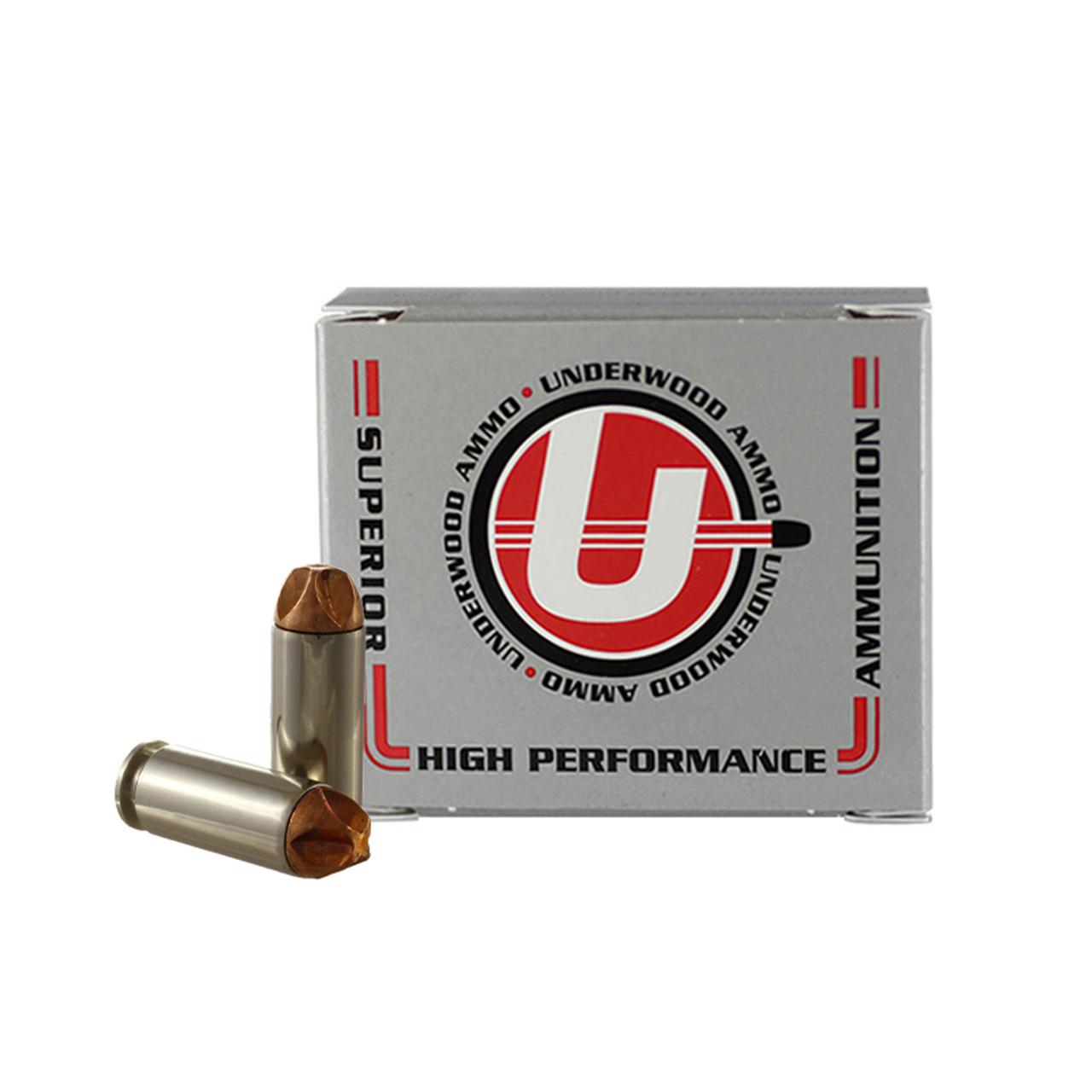 Underwood Xtreme Defender Hunting & Self Defense Handgun Ammunition 10mm Auto 115gr Solid 1700 fps 20/ct - Underwood Ammo