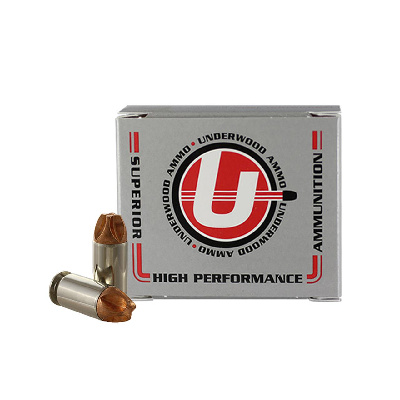 Underwood Ammo Xtreme Defender Handgun Ammunition .45 Auto (+P) 135gr Monolithic Solid 1335 fps 20/ct - Underwood Ammo