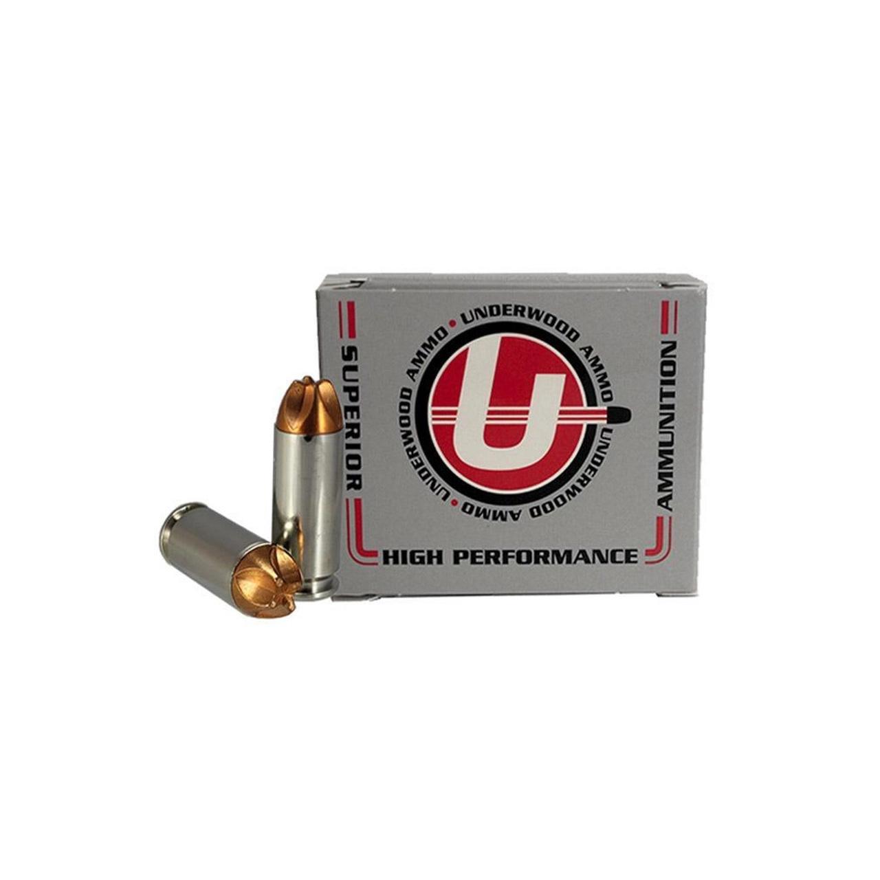 Underwood Ammo Xtreme Hunter Handgun Ammunition 10mm Auto 150gr Solid Monolithic 1425 fps 20/ct - Underwood Ammo