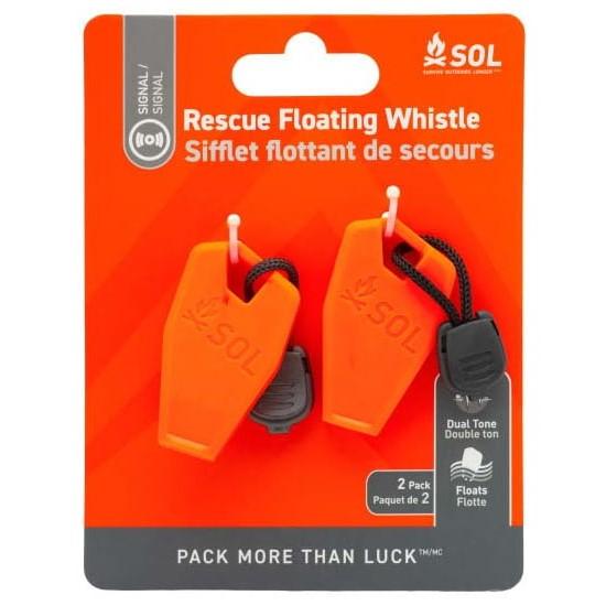 Survive Outdoors Longer Squall Whistle Orange 2/ct - Ready Brands