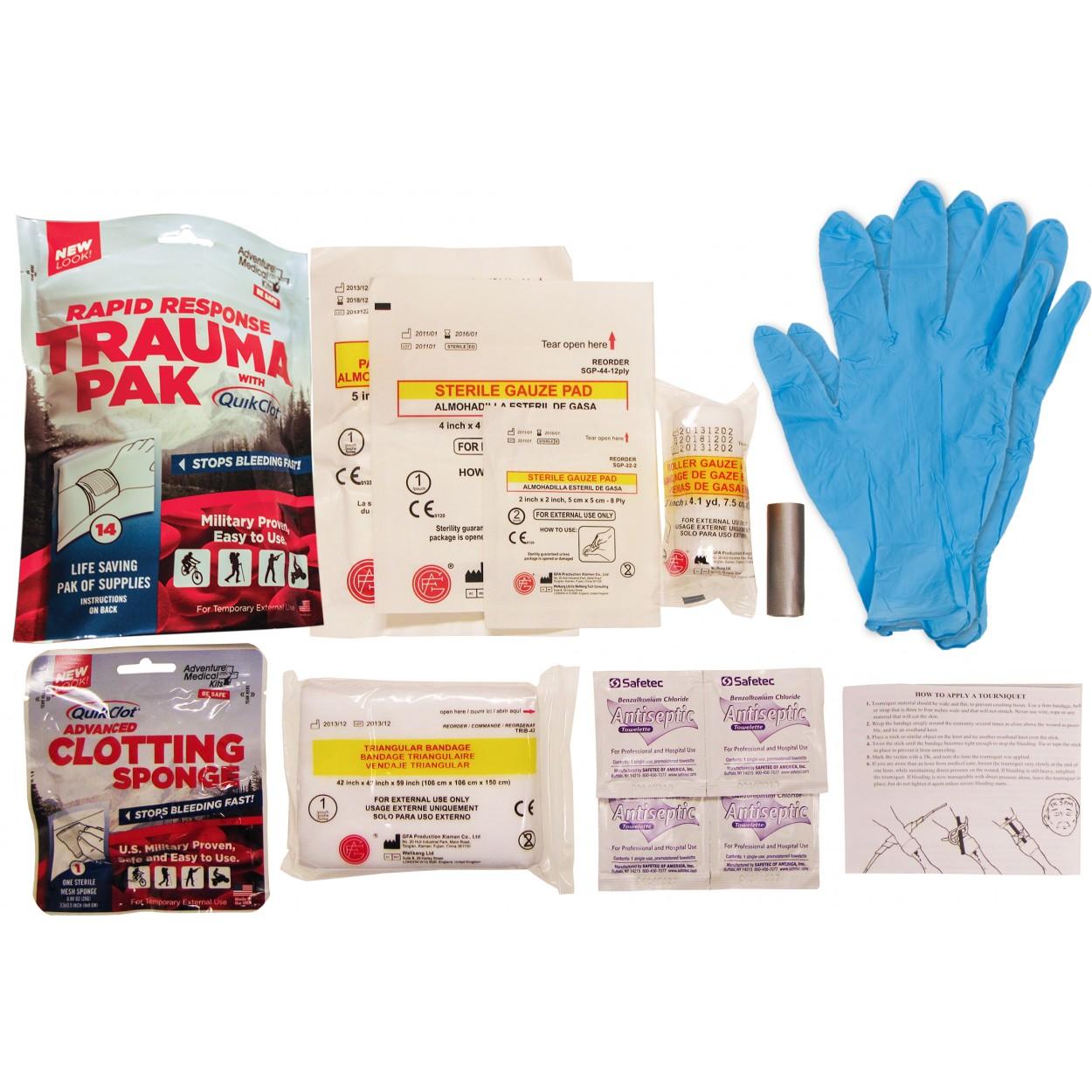 Ready Brands Adventure Medical Kits - Trauma Pak w/ QuikClot - Ready Brands