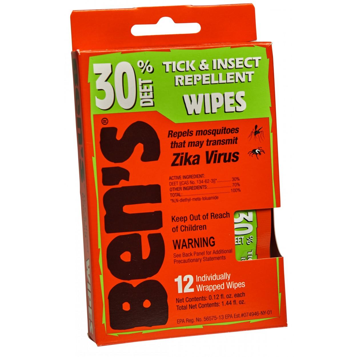 Ready Brands Ben's 30% DEET Wipes - 12/ct - Ready Brands