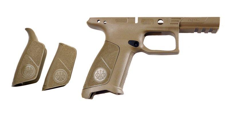 Grip Frame - FDE -  NO GROOVES - Beretta