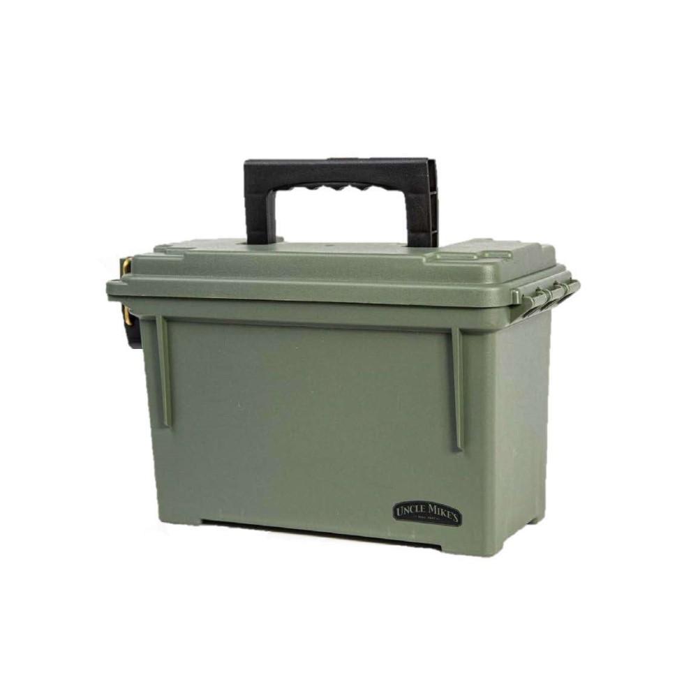 Uncle Mike's Plastic Ammo Can .30 Cal Green Hang Tag - Uncle Mike's