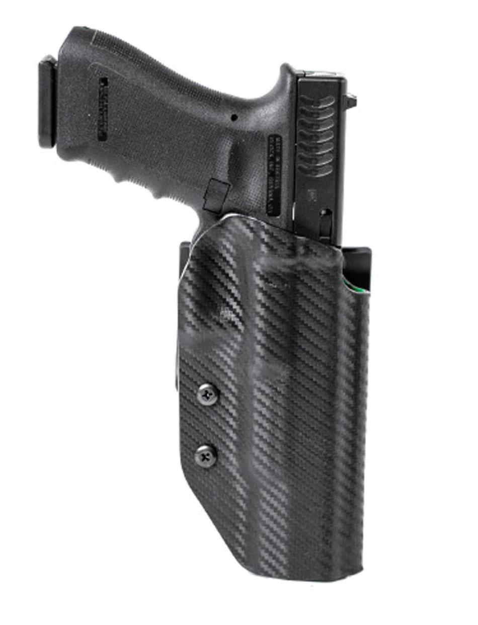 UM Range/Comp Holster fits Colt 1911 5" and clones CF/Green RH - 