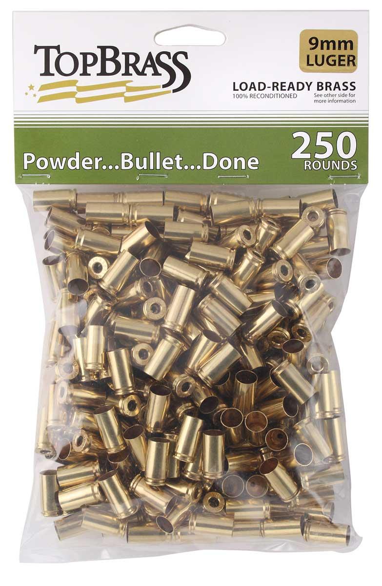 9mm Luger Brass (Rollsized/Camdex Processed/Ready to Load)