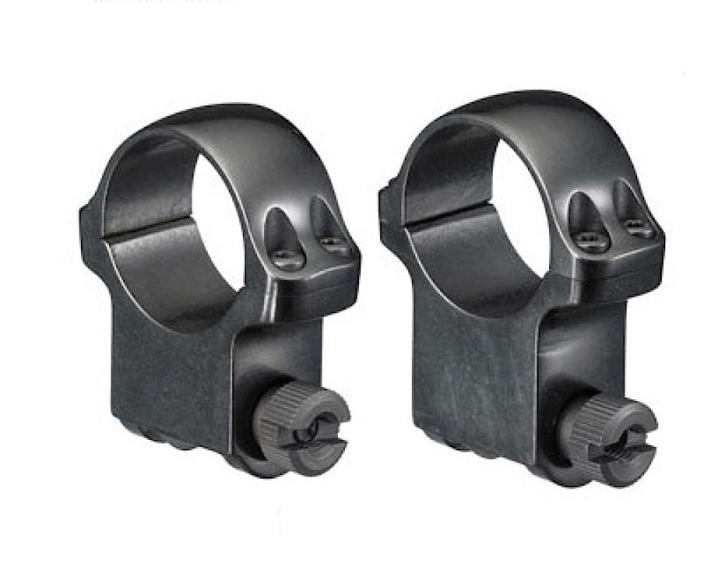 Ruger M77 2Piece Steel Scope Rings 5B/6B 1" High Blued