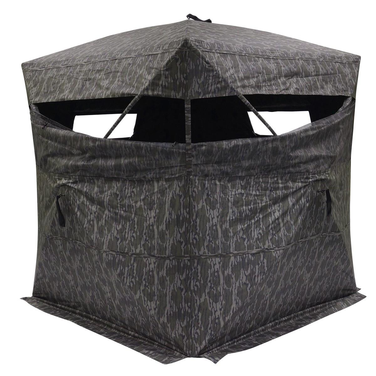 Rhino Blinds R-150 Mossy Oak Bottomland Blind - 2 or 3-Person - Rhino Blinds