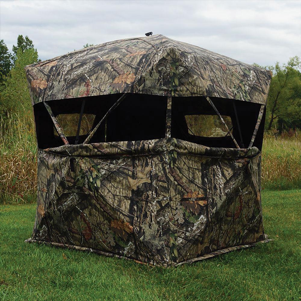 Rhino Blinds R-600 Mossy Oak Break Up Country Blind - 3-Person - Rhino Blinds