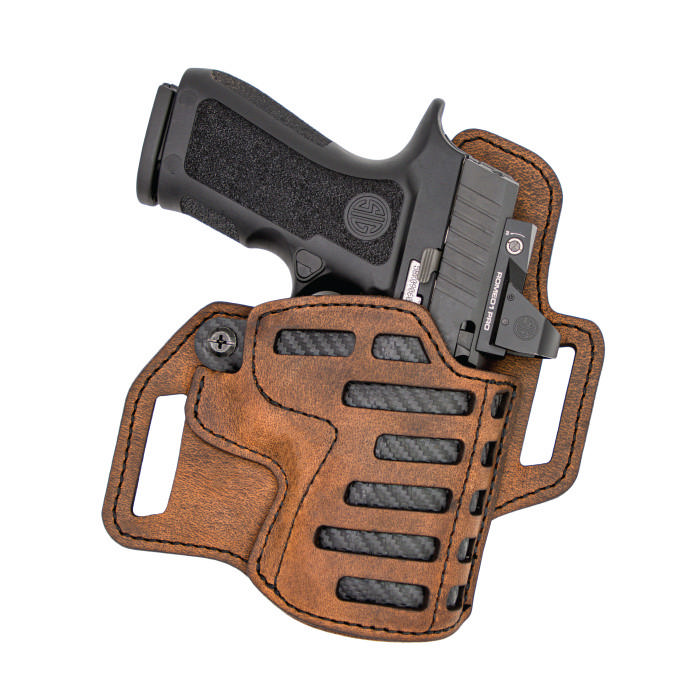 Versacarry Compound OWB Holster Size 3 Brown RH - Versacarry