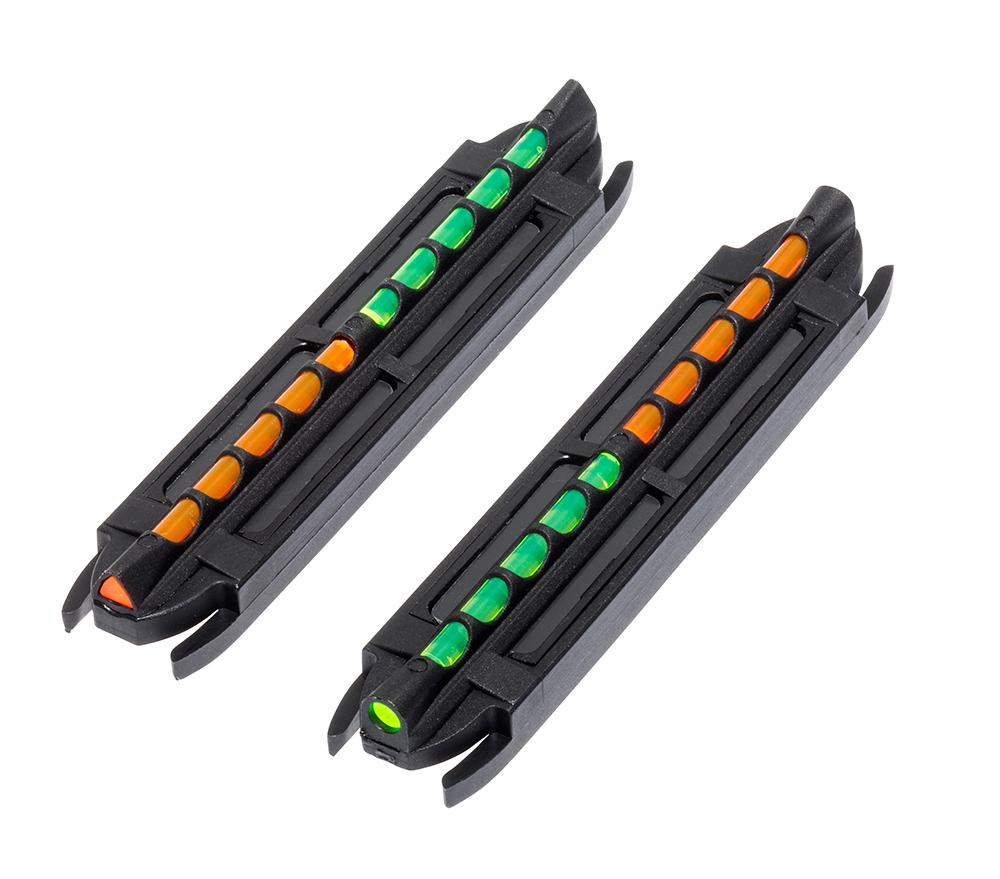 HIVIZ Two-In-One Magnetic Shotgun Sight with Green & Orange LitePipe - Hi-Viz