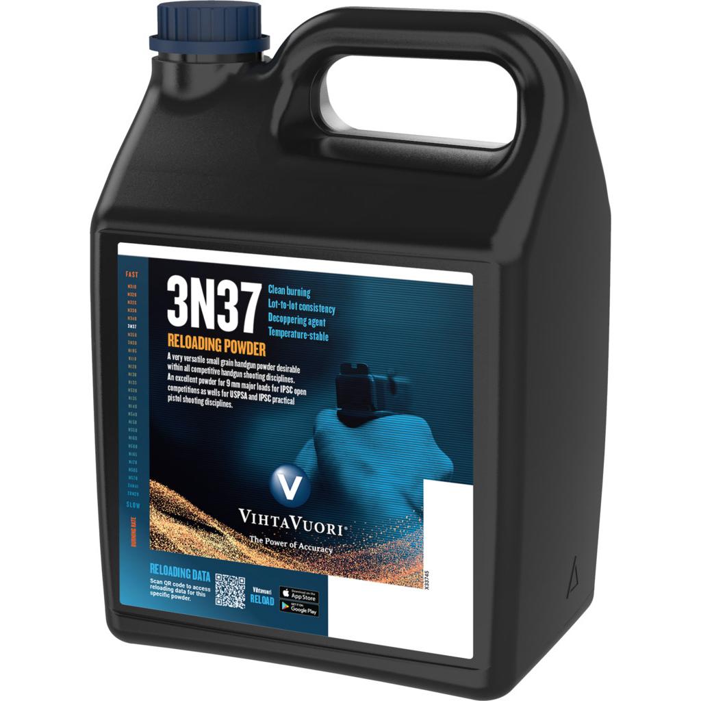 Vihtavouri 3N37 Handgun Powder - 4lbs - Vihtavuori Powder