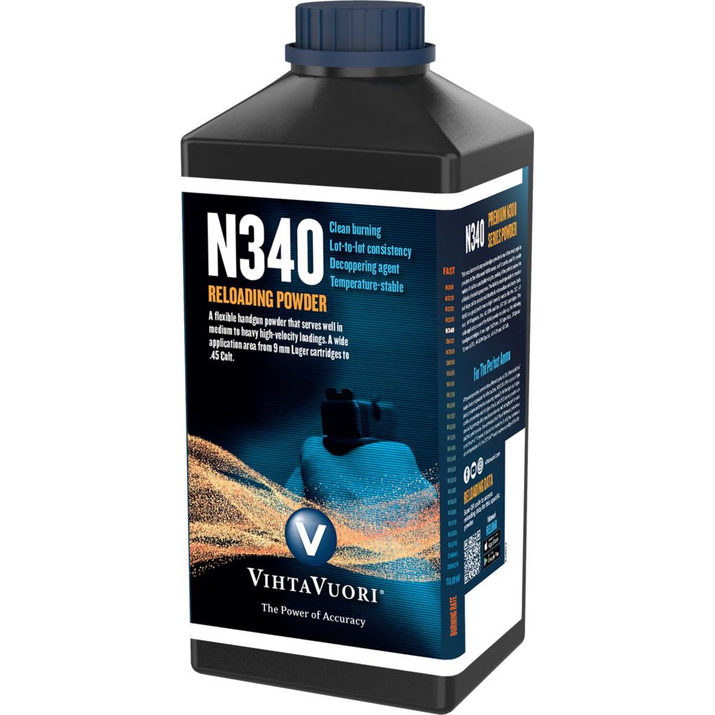 Vihtavouri N340 Smokeless Handgun Powder - 1lbs - Vihtavuori Powder