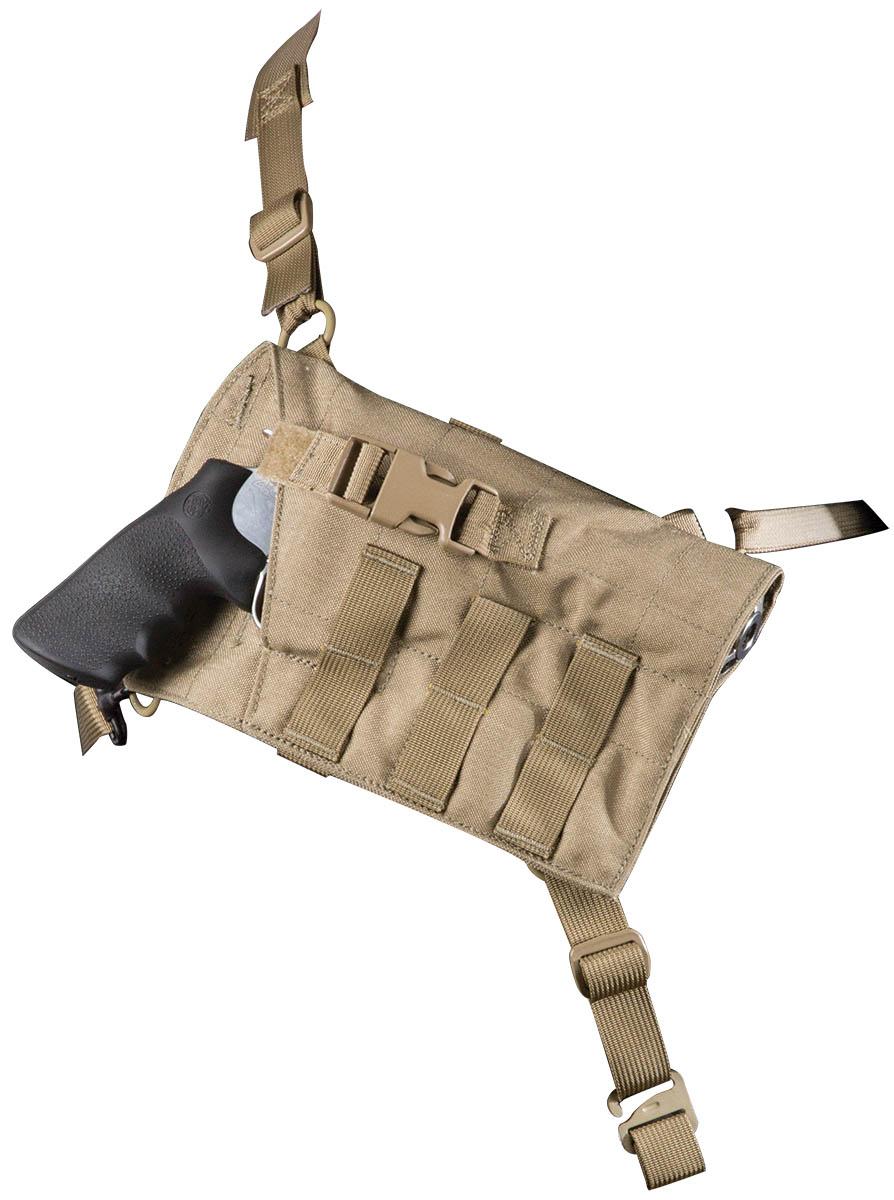 Viking Tactics Big Rig Chest Holster for Revolvers Coyote Tan - Viking Tactics