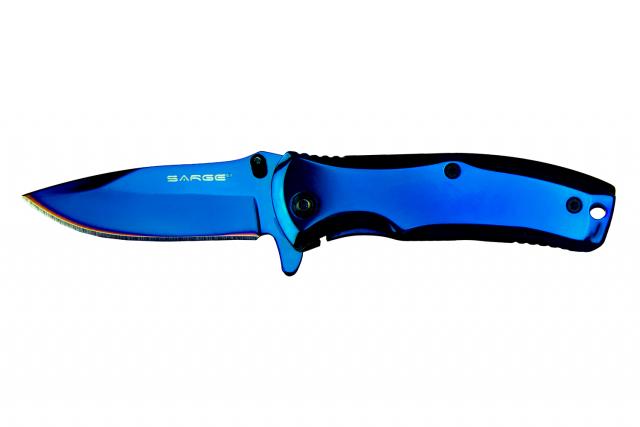 Sarge Knives Phase - Blue Fin Swift Assist - Sarge Knives