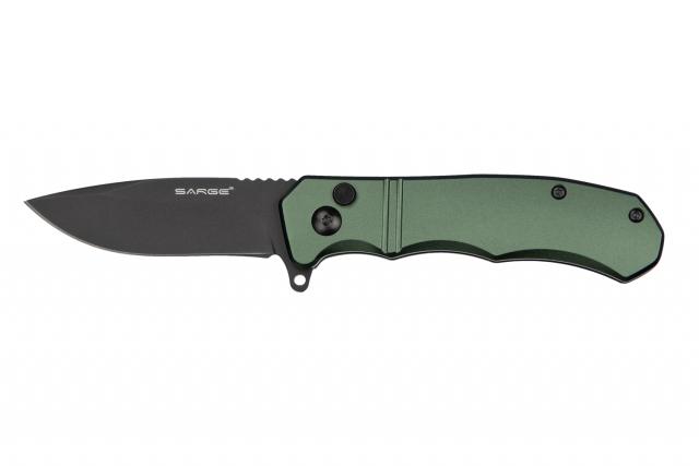 Sarge Knives Command Army Green Turbo Lock Folder - Sarge Knives