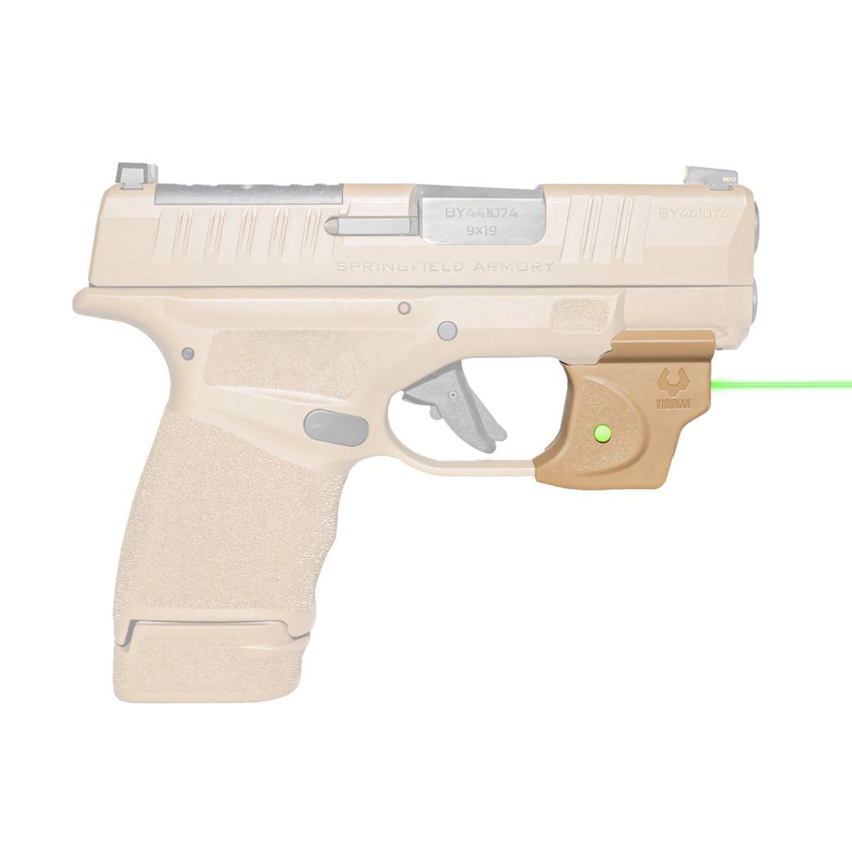 Viridian E Series Green Laser FDE Springfield Hellcat - Viridian