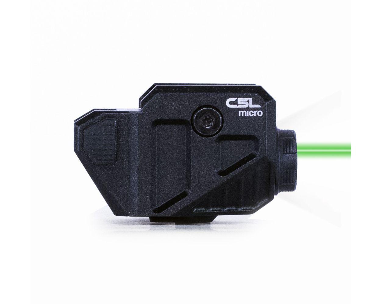 Viridian C5L Micro Universal Green Laser and 550 Lumen Tactical Light w SAFECharge - Viridian Green Laser