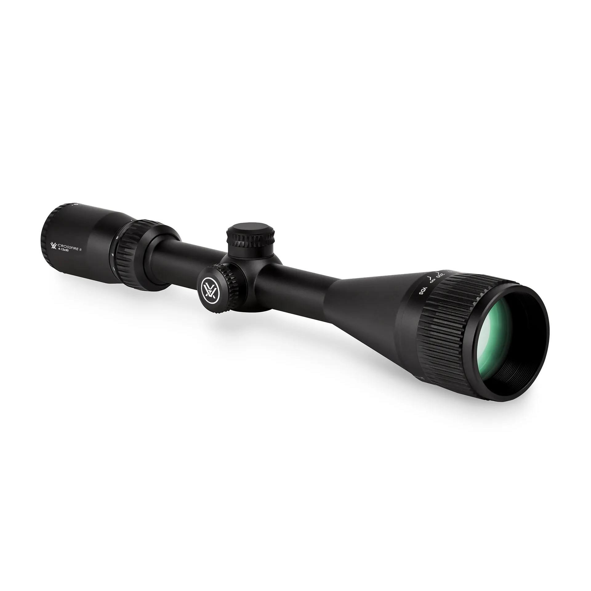 Vortex Crossfire II 4-12x50 Rifle Scope SFP Dead-Hold BDC MOA Non Illuminated Black - Vortex