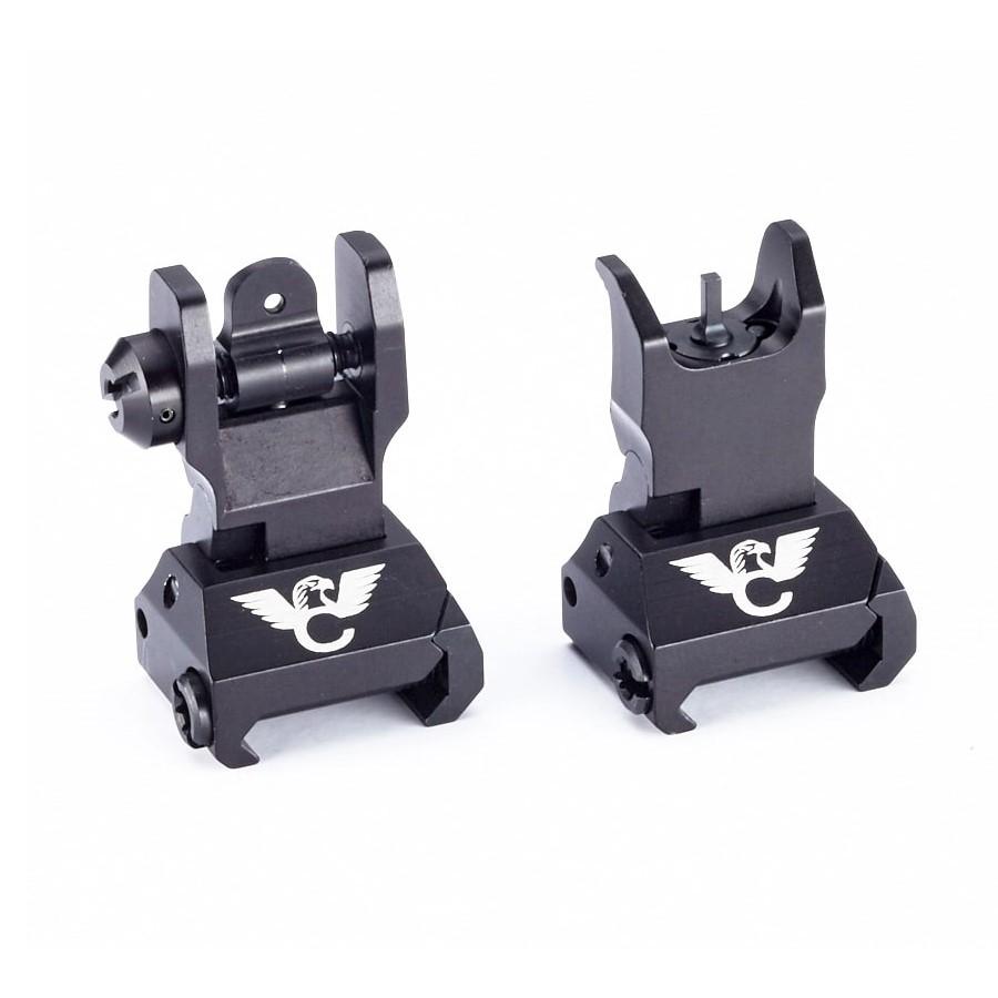 Wilson Combat AR Platform Sight Set Manual Deploy Picatinny Rail Mount - Wilson Combat