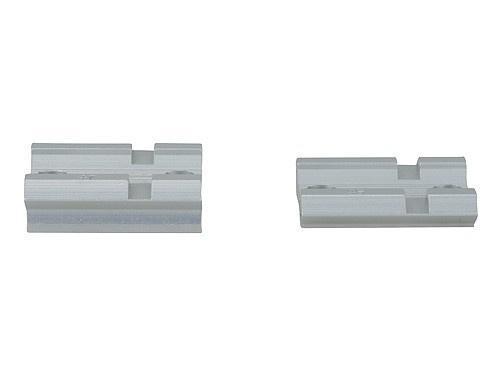 Weaver 2-Piece (Pairs) Top Mount Aluminum Scope Base - Silver - Winchester 70 LA/SA - Weaver