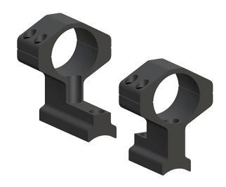 Weaver 2-Piece Muzzleloader Aluminum Integral Scope Rings & Scope Base Mount - Matte High - TC Encore/ Omega - Weaver