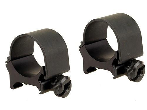 Weaver Detachable Top Mount Aluminum Scope Rings 1" Medium - Matte - Weaver